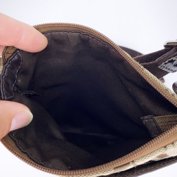 COACH Signature C Jacquard Canvas Crossbody Messenger Bag - Picture 2 of 16